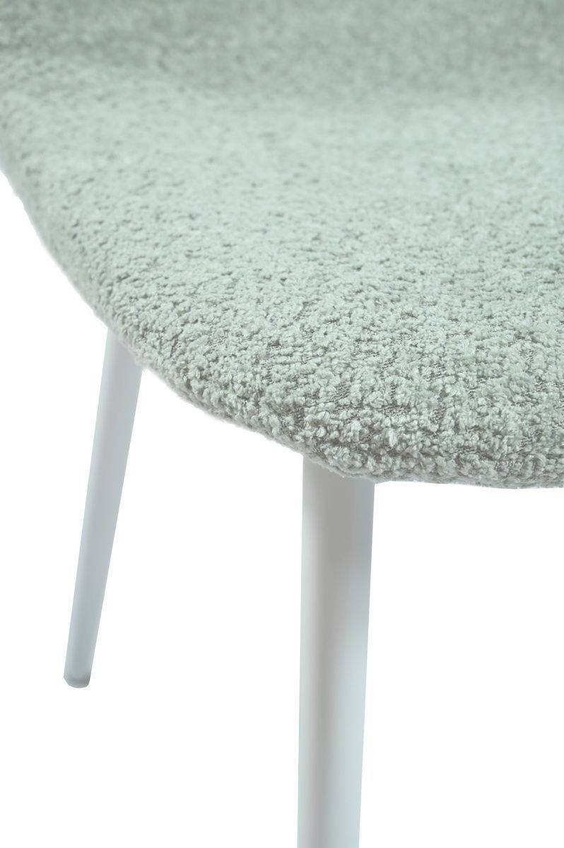 Стул N-160 мятный букле + белый N-160-mint-boucle/white Altek mebli