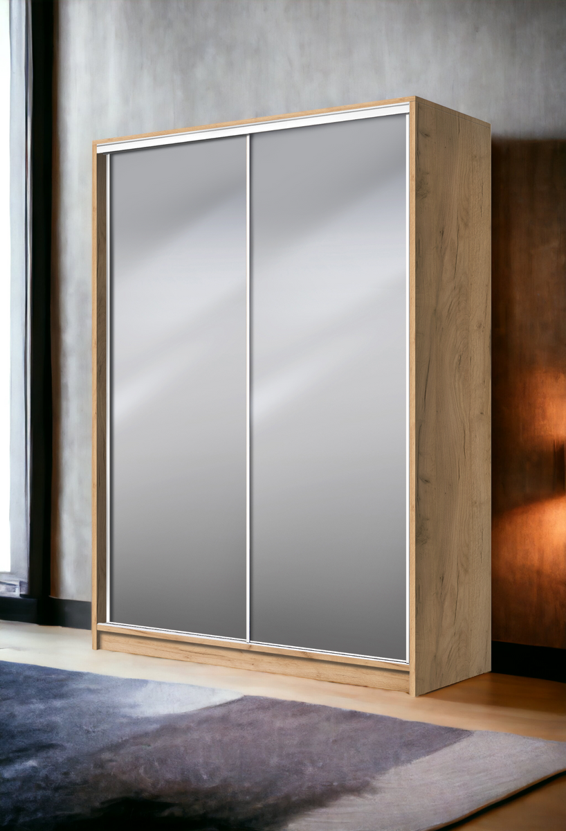 Шкаф-купе E-Line ШК 2.3 Дуб крафт золотой 600x1700x2100 23216017 Altek mebli