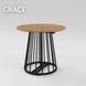 Розсувний стіл GRACE D2200 Дуб крафт золотий/Чорний