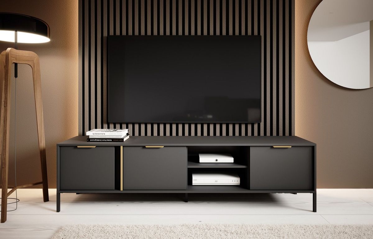 Тумба під ТВ Clars 3D Антрацит PFH-091024 Altek mebli