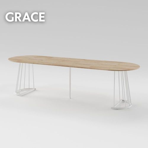 Розсувний стіл GRACE D2900 Дуб сонома/Білий MRM480160 Altek mebli