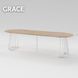 Розсувний стіл GRACE D2900 Дуб сонома/Білий