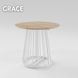Розсувний стіл GRACE D2900 Дуб сонома/Білий