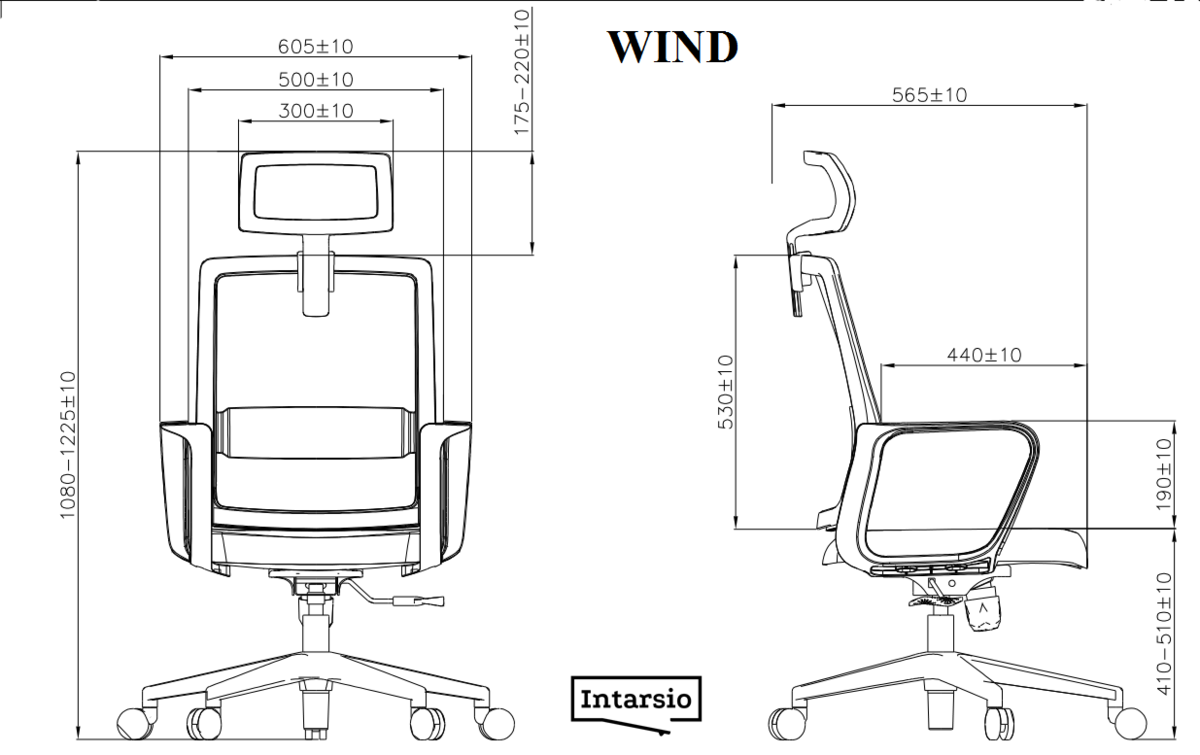 Крісло WIND Сірий/Зелений/Білий WINDGN Altek mebli