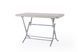 Садовий стіл Rattan metal 70x120 капучино 610277 Altek mebli