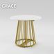 Розсувний стіл GRACE D3500 Білий/Золотий