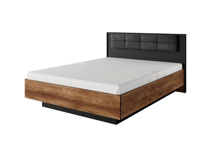 Кровать Hilton 160 Каштан/Антрацит  PFH-091084 Altek mebli