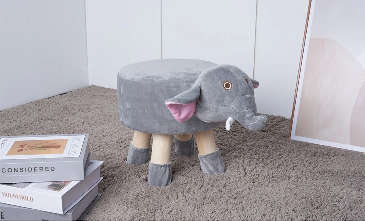 Табурет KJP4401 ELEPHANT Голубо-серый 699820 Altek mebli