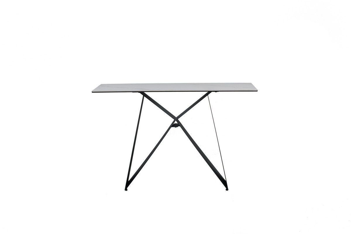 Консоль Бруно Белый мрамор/Черный Bruno-console-white-marble Altek mebli