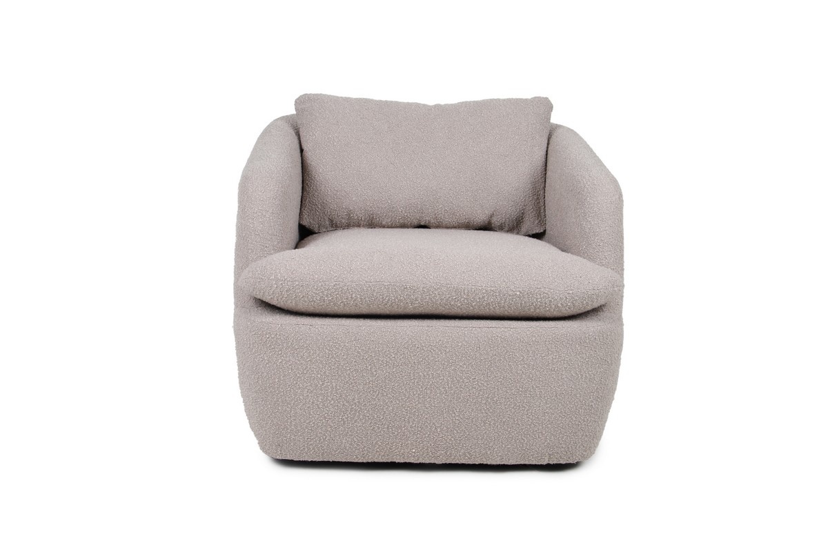 Крісло поворотне Гарібальді Капучіно Vetro Mebel Armchair-swivel-garibaldi-cappuccino Altek mebli