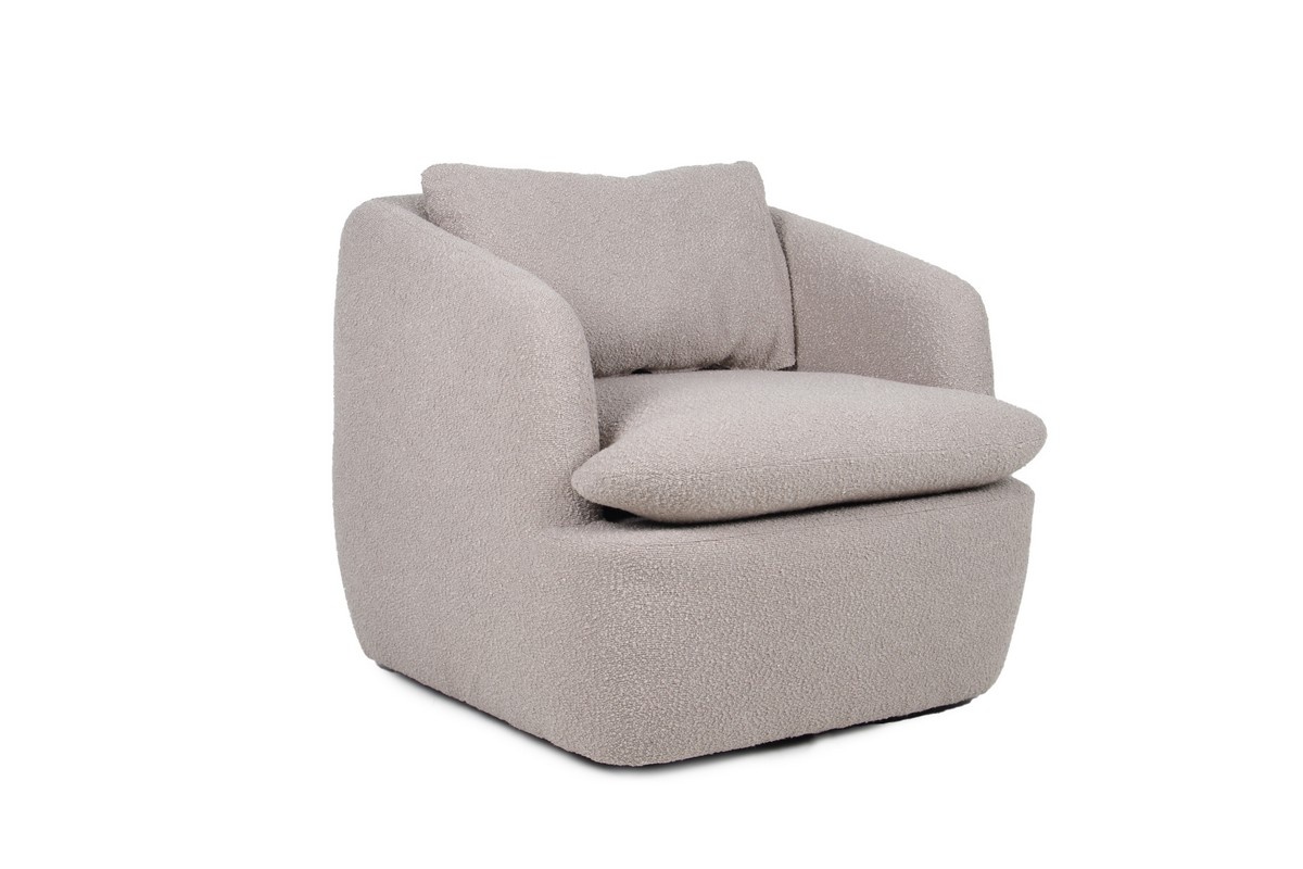 Крісло поворотне Гарібальді Капучіно Vetro Mebel Armchair-swivel-garibaldi-cappuccino Altek mebli