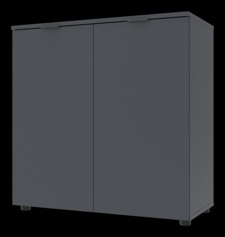 Комод Doros Рон 3 2 фасади Графіт 80х38х81 (41516002) 41516002 Altek mebli