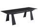 Стол обеденный ARNOLD CERAMIC 1800(2400)x900 Wic dark grey мат/Черный