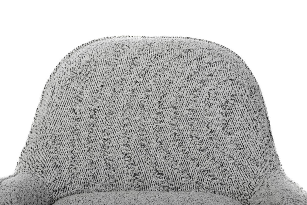 Кресло поворотное Каллисто Серый Vetro Mebel Callisto-gray- ripples-swivel-chair Altek mebli