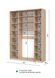 Шафа-купе E-Line ЕШК 3.4 Дуб крафт золотий 600x1900x2700 34276019 фото 3 Altek mebli