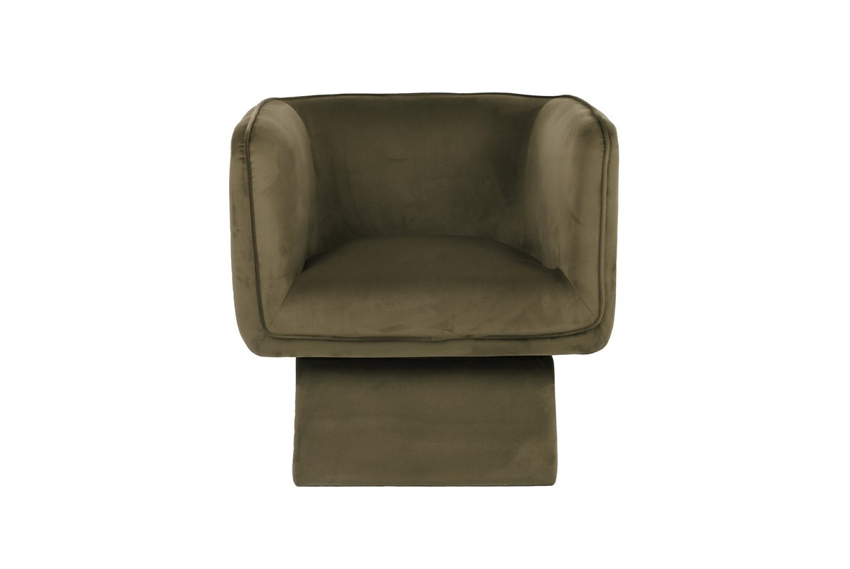 Кресло поворотное Мириам Зеленый мох Vetro Mebel Armchair-swivel-miriam-moss-green Altek mebli