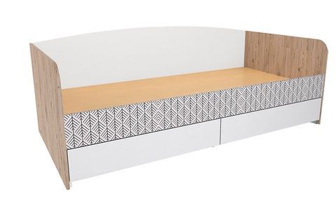 Тахта дитяча Неман НОРДІК Дуб пісочний/Білий 900х1900 841935 Altek mebli