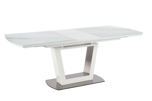 Раскладной стол BLANCO Белый мрамор/Белый BLANCO Altek mebli