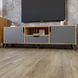Тумба ТВ Борн 1600 Дуб Артизан/Антрацит (ножки черные) MZN-031077 Altek mebli