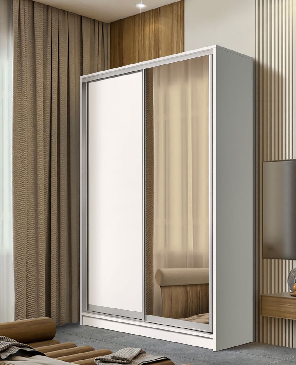 Шафа купе E-Line ЕШК 2.1 Білий 600x1500x2100 21216015 Altek mebli