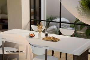 Як забезпечити гармонію простору, обираючи місце для столу в домі?, блог Альтек Меблі