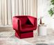 Кресло поворотное Мириам Винный Vetro Mebel Armchair-swivel-miriam-wine-velvet фото 7 Altek mebli