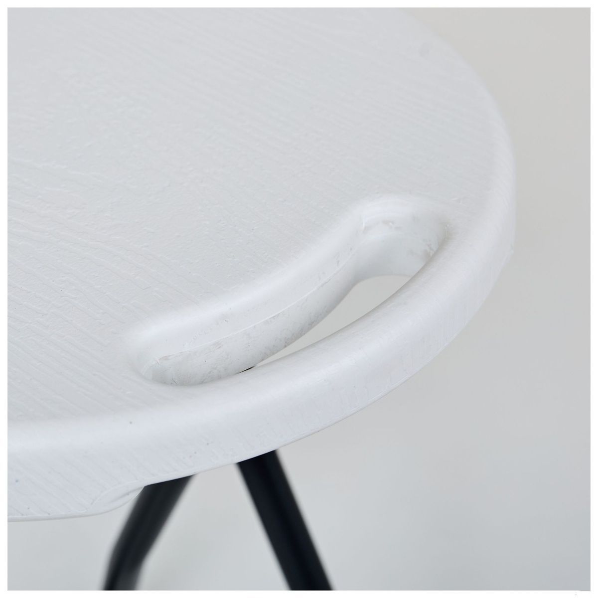 Табурет складной SEAT пластик белый 555367 Altek mebli