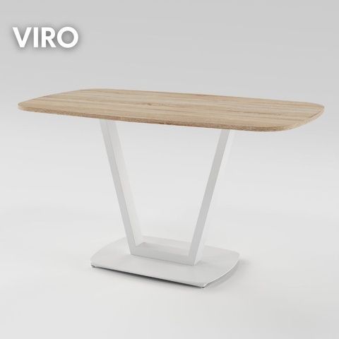 Обідній стіл VIRO 1400 Дуб сонома/Білий MRM480208 Altek mebli