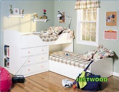 Кровать детская двухъярусная Умка Justwood