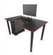 Геймерский стол ZEUS GAMER-3 черно-красный GM-3BR Altek mebli