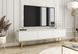 Тумба під ТВ Oro RTV175 MDF 3D Білий (золоті ніжки) PFH-091341 фото 2 Altek mebli