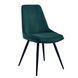 Стілець M-72 смарагдовий+чорний M-72-emerald-velvet/ black Altek mebli