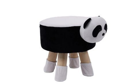 Табурет KJP4401 PANDA Чорно-білий 601329 Altek mebli
