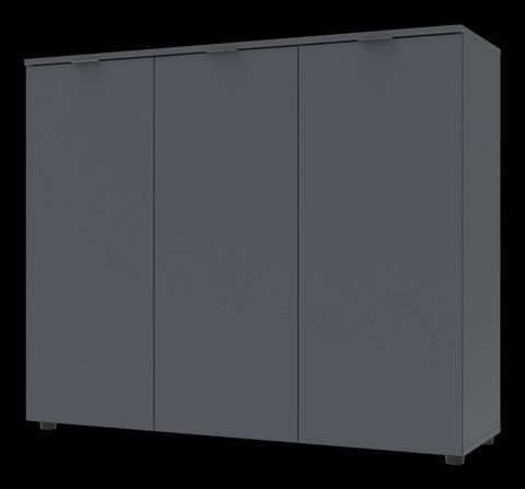 Комод Doros Рон 6 3 фасади Графіт 120х38х100 (41516000) 41516000 Altek mebli