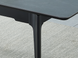 Стол обеденный BERLIN CERAMIC 1400(1800)x800 Серый мат/Черный