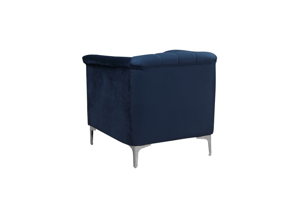 Крісло Джованні Індіго Vetro Mebel Giovanni-indigo-velvet-armchair Altek mebli