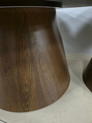 Стіл журнальний VIRGINIA B 600x435 Чорний мармур/Коричневий VIRGINIAB Altek mebli
