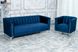 Крісло Джованні Індіго Vetro Mebel Giovanni-indigo-velvet-armchair фото 7 Altek mebli