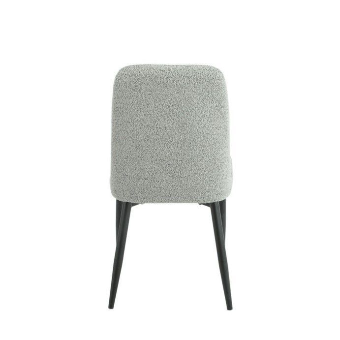 Стул N-44 Светло-серого цвета/Черный N-44-light-grey-boucle/ black Altek mebli