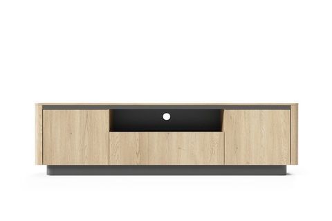 Тумба під ТВ Torro 3D/200 Дуб кремона/Чорний PFH-091417 Altek mebli