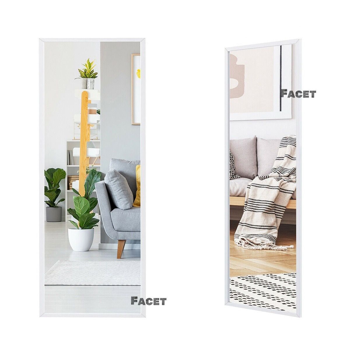 Зеркало Facet 2215 115х50 Белый