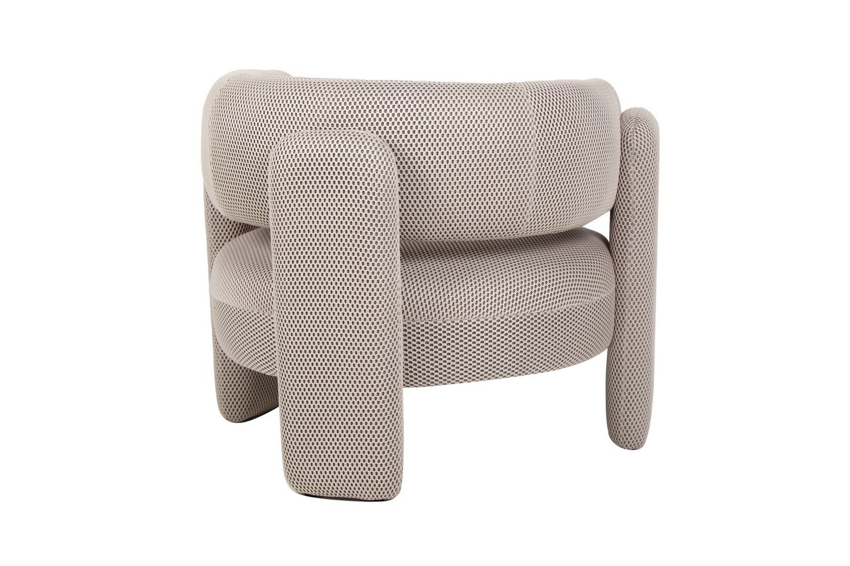 Крісло Памела Бізе Vetro Mebel Armchair-pamela-beige Altek mebli