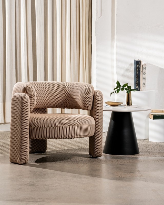 Крісло Памела Бізе Vetro Mebel Armchair-pamela-beige Altek mebli