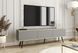 Тумба під ТВ Oro RTV175 MDF 3D Сірий (чорні ніжки) PFH-091344 Altek mebli