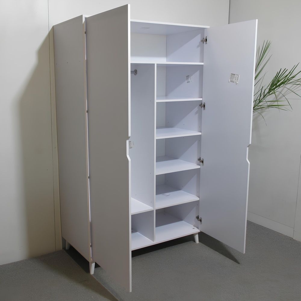Шафа Борн 1200 Дуб Артизан/Антрацит (ніжки білі) MZN-031053 Altek mebli