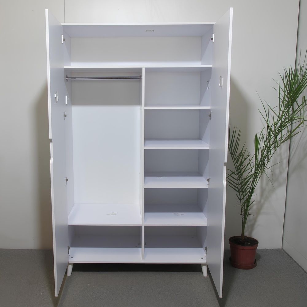 Шафа Борн 1200 Дуб Артизан/Антрацит (ніжки білі) MZN-031053 Altek mebli