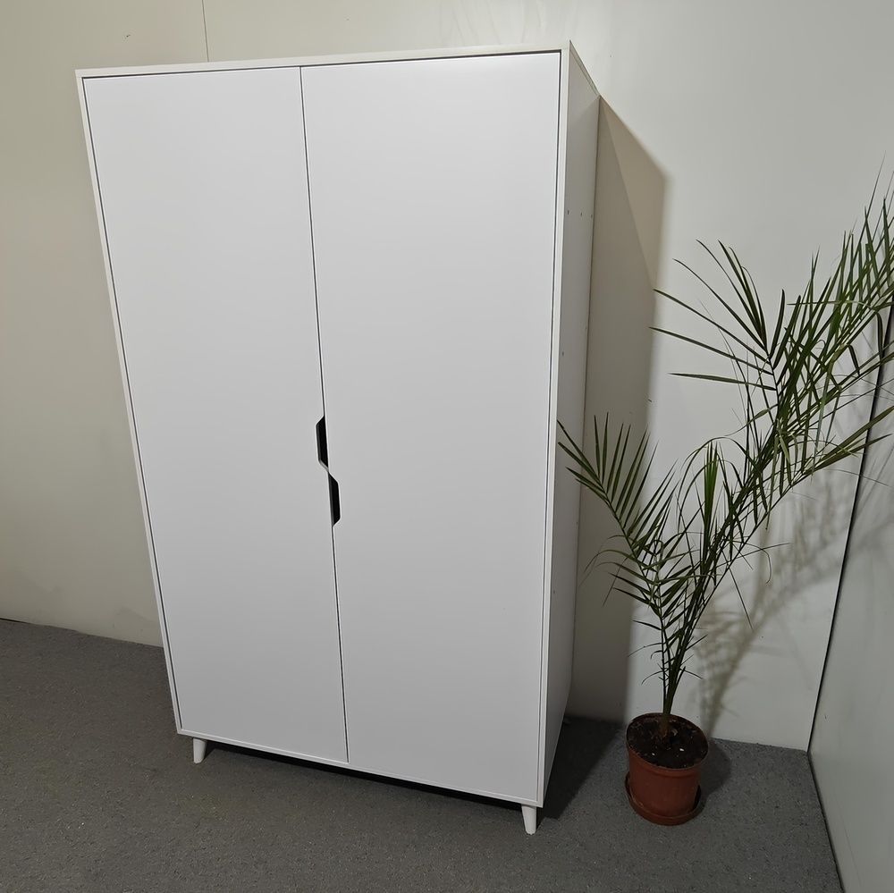 Шафа Борн 1200 Дуб Артизан/Антрацит (ніжки білі) MZN-031053 Altek mebli