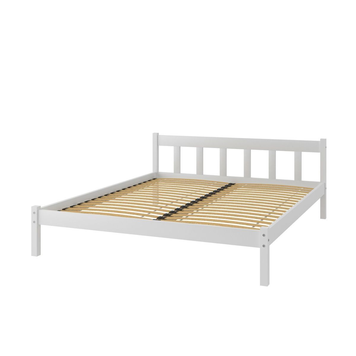Двуспальная деревянная кровать Mebigrand MG02 Белый RAL 9003 160х200 см MBG-21881 Altek mebli
