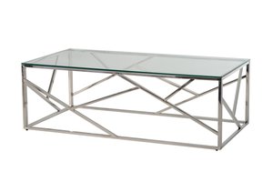 Журнальний стіл CF-1 Прозорий/Срібло V454229 Altek mebli