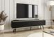 Тумба під ТВ Oro RTV175 MDF 3D Чорний (чорні ніжки) PFH-091346 Altek mebli